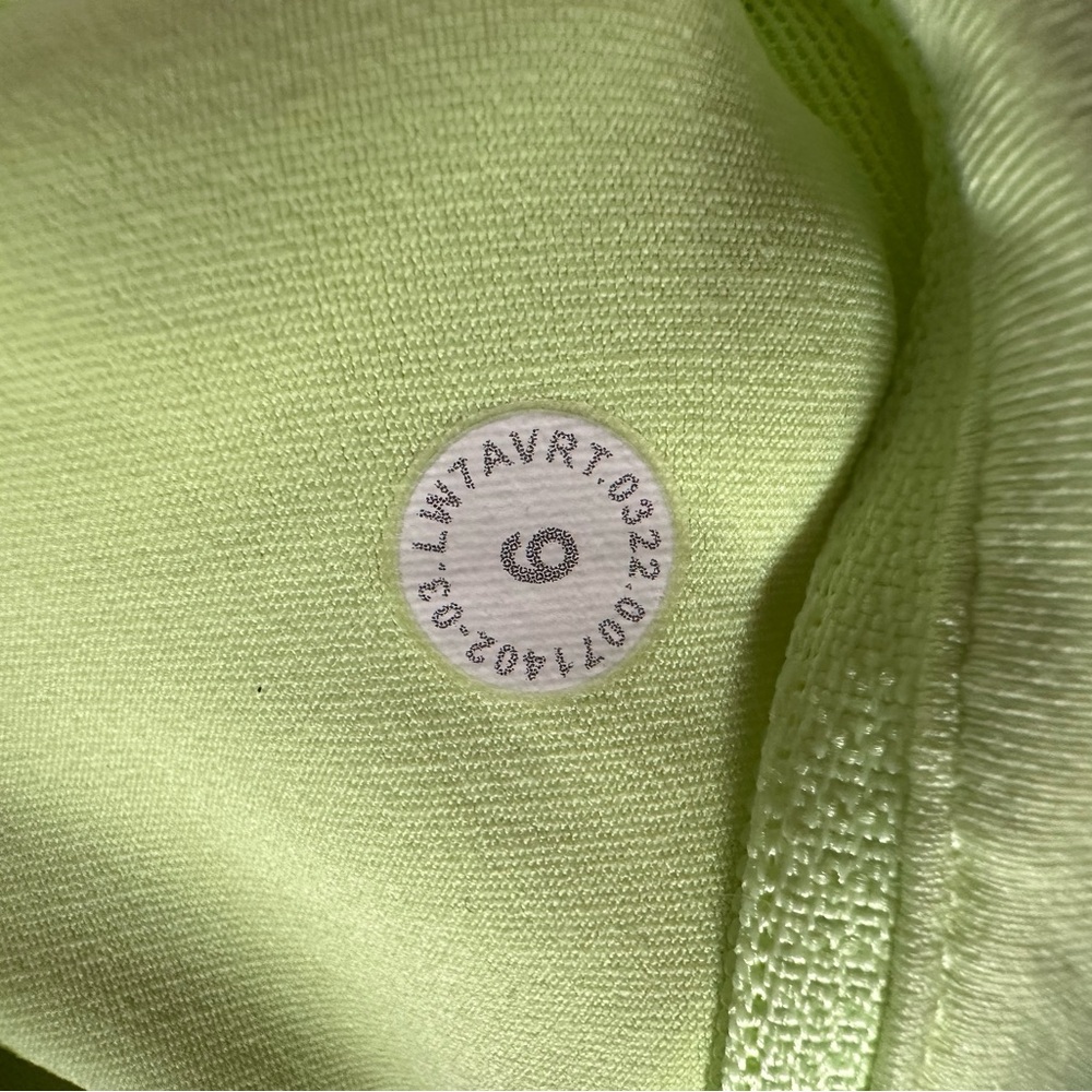 Neon yellow/green Lululemon speed up shorts lined sz 6 - Picture 4 of 9